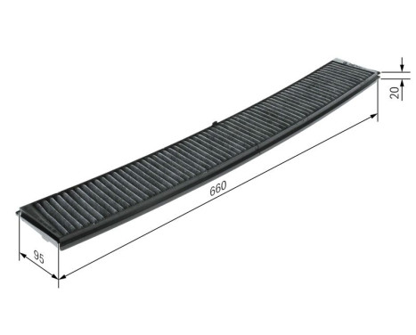 Filter, kupéventilation R2336 Bosch, bild 9
