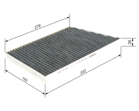 Filter, kupéventilation R2370 Bosch, bild 9
