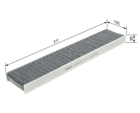 Filter, kupéventilation R2373 Bosch, bild 9