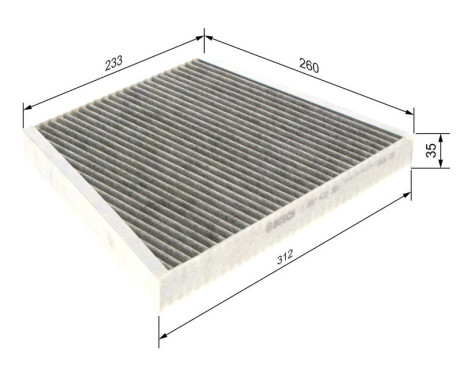 Filter, kupéventilation R2381 Bosch, bild 9