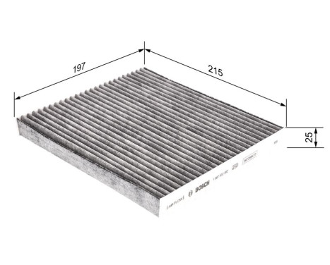 Filter, kupéventilation R2392 Bosch, bild 10