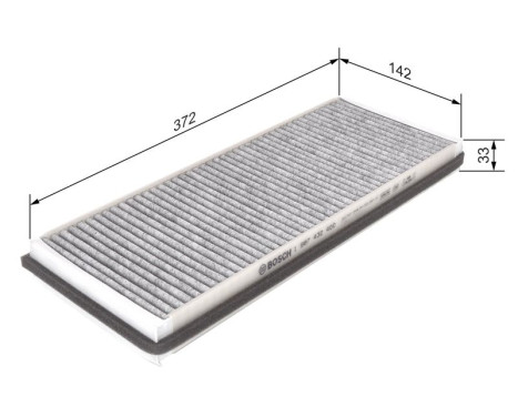 Filter, kupéventilation R2400 Bosch, bild 9