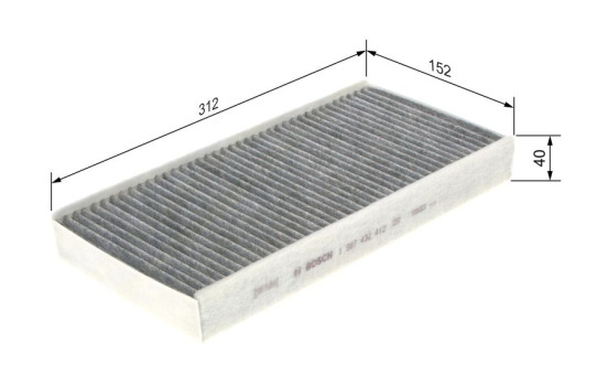Filter, kupéventilation R2412 Bosch, bild 9