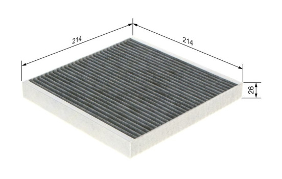 Filter, kupéventilation R2499 Bosch, bild 9