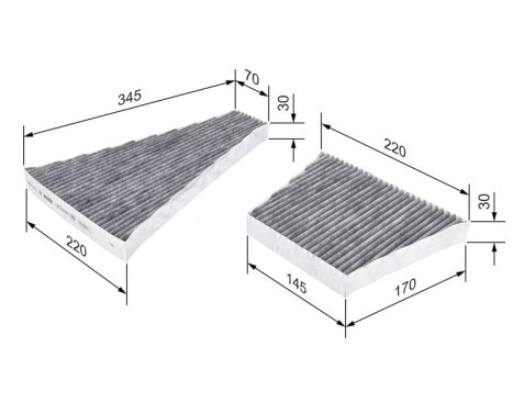 Filter, kupéventilation R5506 Bosch, bild 5