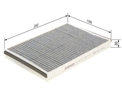 Filter, kupéventilation R5514 Bosch, bild 9
