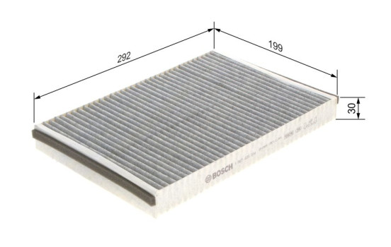 Filter, kupéventilation R5514 Bosch, bild 7