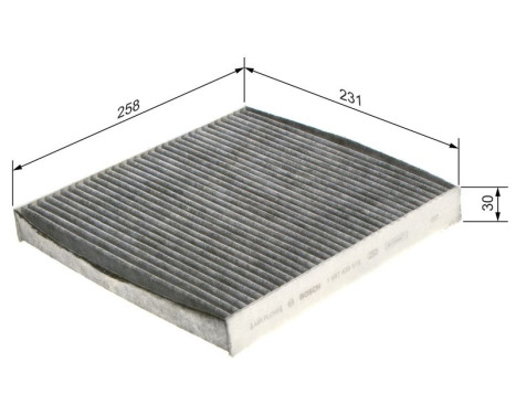 Filter, kupéventilation R5515 Bosch, bild 9