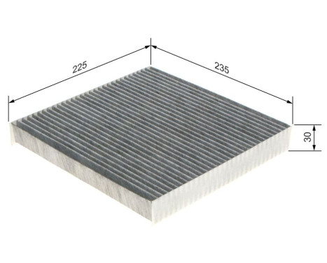 Filter, kupéventilation R5518 Bosch, bild 9