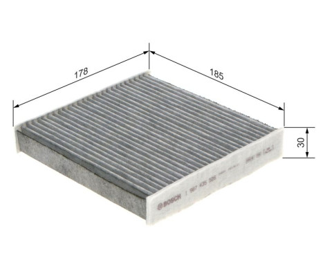 Filter, kupéventilation R5526 Bosch, bild 5