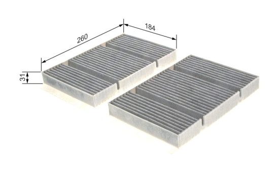 Filter, kupéventilation R5546 Bosch, bild 5