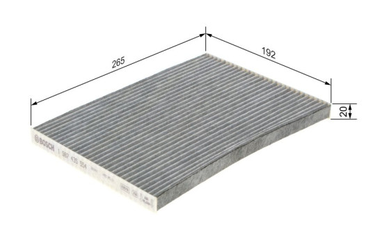 Filter, kupéventilation R5554 Bosch, bild 6