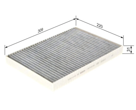Filter, kupéventilation R5560 Bosch, bild 9