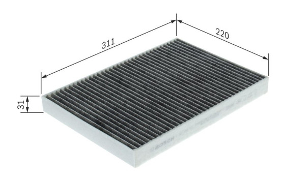 Filter, kupéventilation R5560 Bosch, bild 9