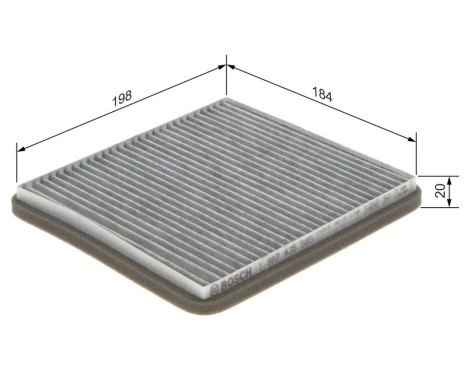 Filter, kupéventilation R5565 Bosch, bild 9