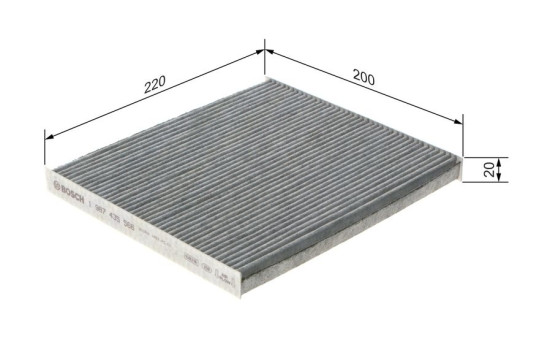 Filter, kupéventilation R5566 Bosch, bild 9