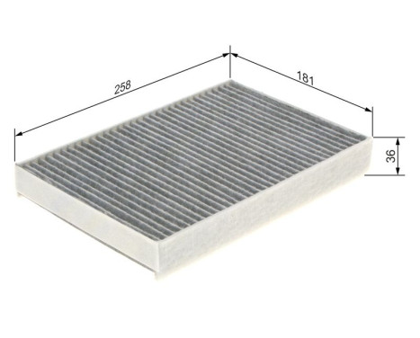 Filter, kupéventilation R5573 Bosch, bild 9