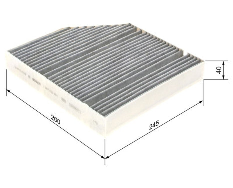 Filter, kupéventilation R5601 Bosch, bild 9