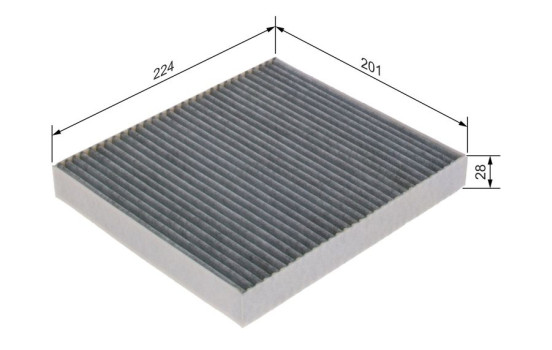 Filter, kupéventilation R5602 Bosch, bild 9