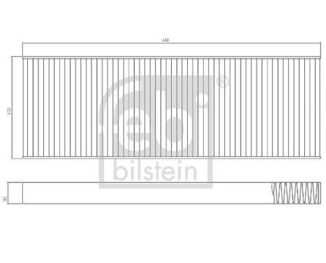 Hyttfilter 173019 FEBI, bild 2