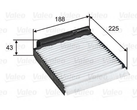 Hyttfilter 698753 Valeo, bild 2