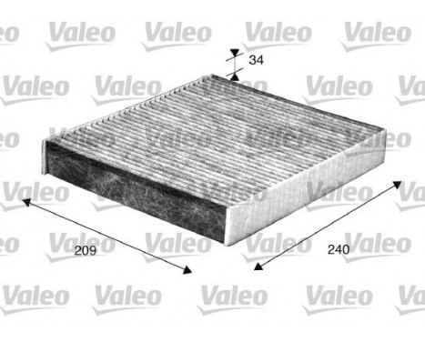 Hyttfilter 698883 Valeo