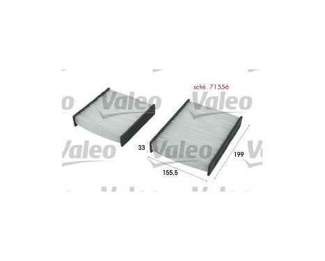 Hyttfilter 715556 Valeo