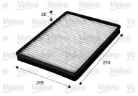 Hyttfilter 715654 Valeo