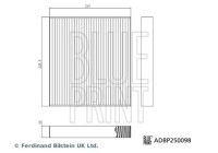 Hyttfilter ADBP250098 Blue Print