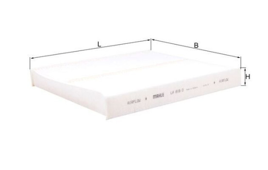 Hyttfilter LA 816/3 Mahle