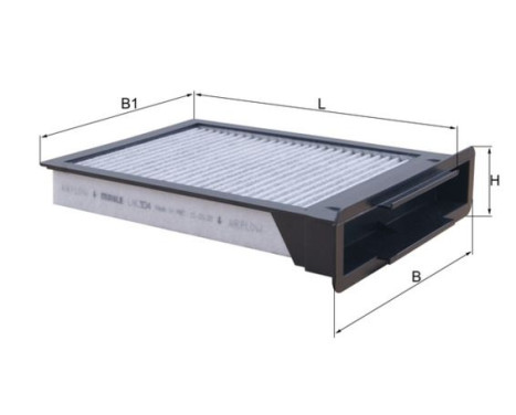 Hyttfilter LAK 304 Mahle
