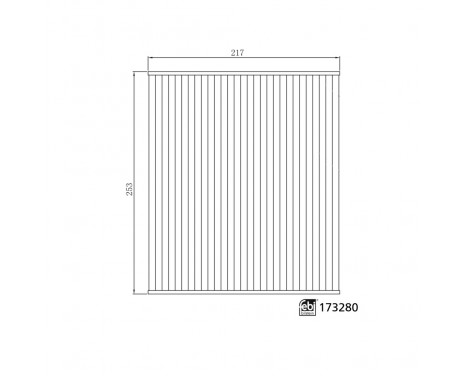 Invändigt filter 173280 FEBI