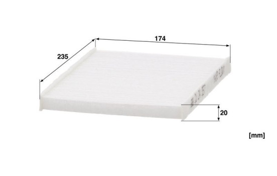 Invändigt filter CU 24 057 Mann, bild 2
