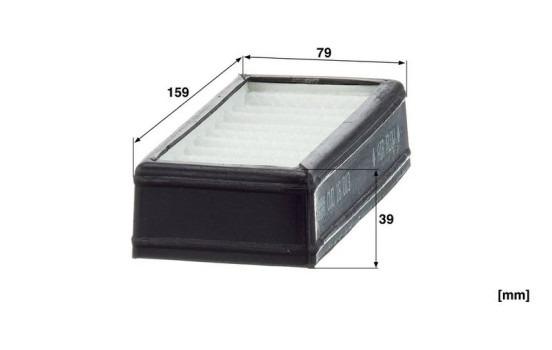 Invändigt filter CUD 16 013 MANN-FILTER, bild 2