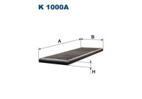 Invändigt filter K 1000A Filtron