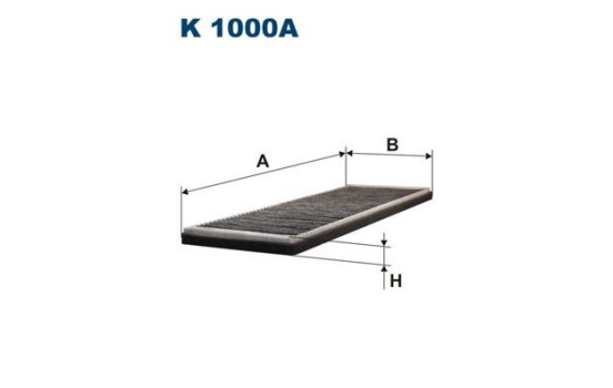 Invändigt filter K 1000A Filtron