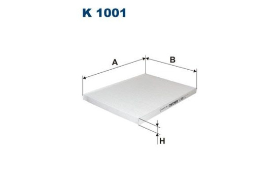 Invändigt filter K 1001 Filtron