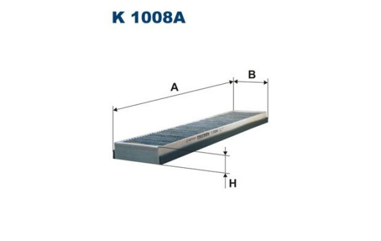 Invändigt filter K 1008A Filtron