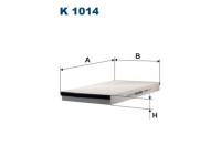 Invändigt filter K 1014 Filtron