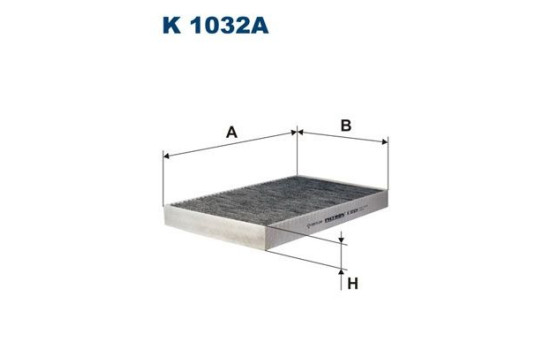 Invändigt filter K 1032A Filtron