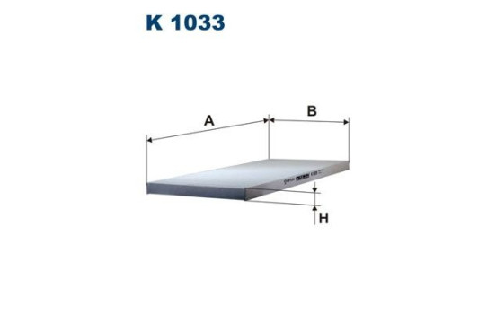 Invändigt filter K 1033 Filtron