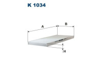 Invändigt filter K 1034 Filtron