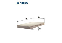 Invändigt filter K 1035 Filtron