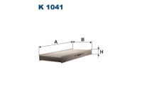 Invändigt filter K 1041 Filtron