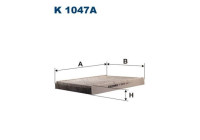Invändigt filter K 1047A Filtron