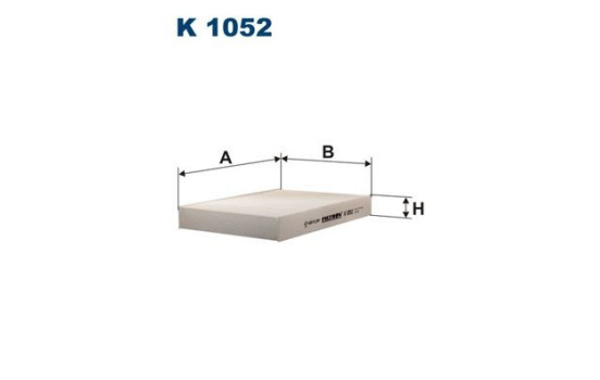 Invändigt filter K 1052 Filtron