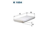 Invändigt filter K 1054 Filtron