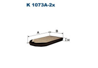 Invändigt filter K 1073A-2x Filtron