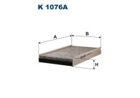 Invändigt filter K 1076A Filtron