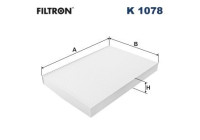 Invändigt filter K 1078 Filtron